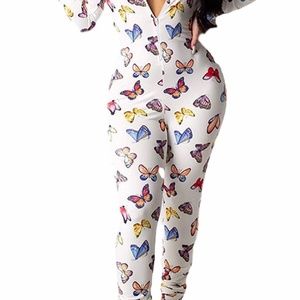 Woman's Sexy Deep V-Neck Jumpsuit